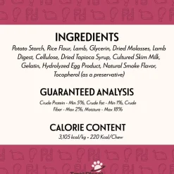 Etta Says! Deluxe Crunchy Chicken Dog Chew Treats, 7