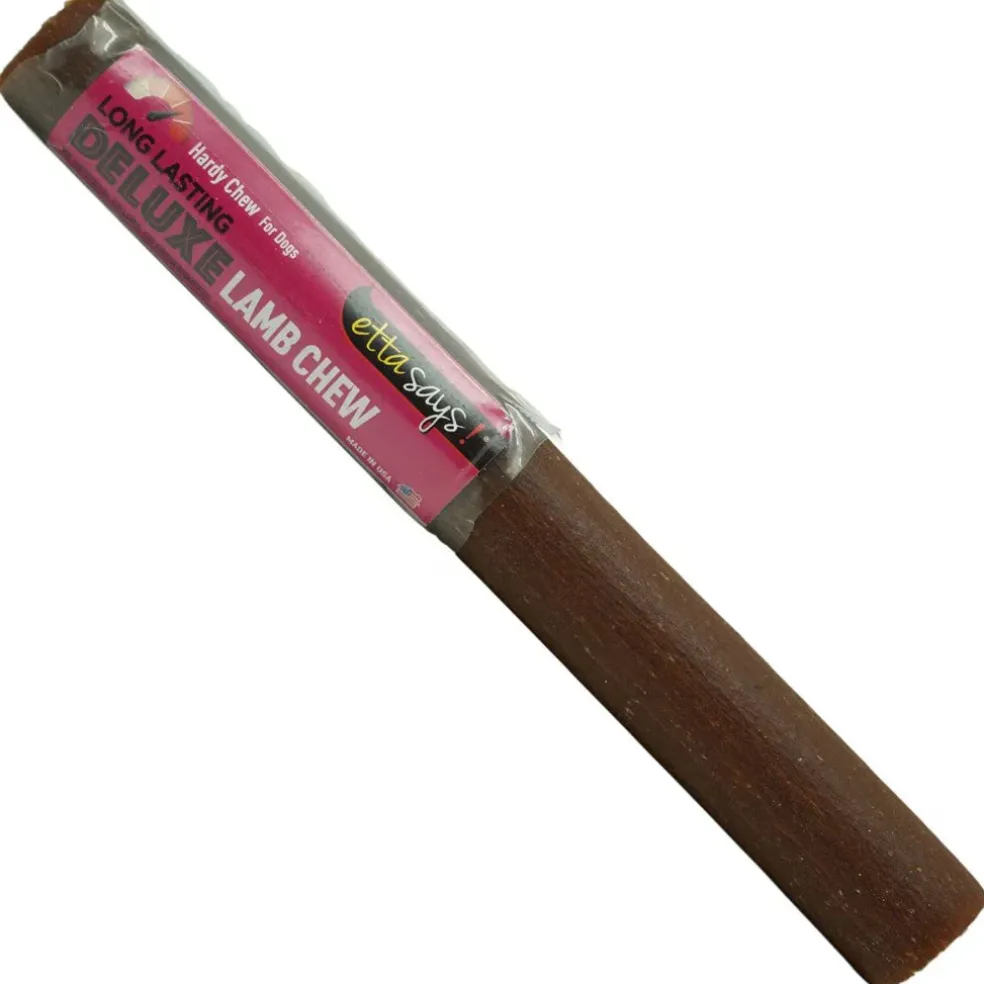 Etta Says! Deluxe Crunchy Lamb Dog Chew Treats, 7"