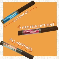 Etta Says! Deluxe Crunchy Turkey Dog Chew Treats, 7