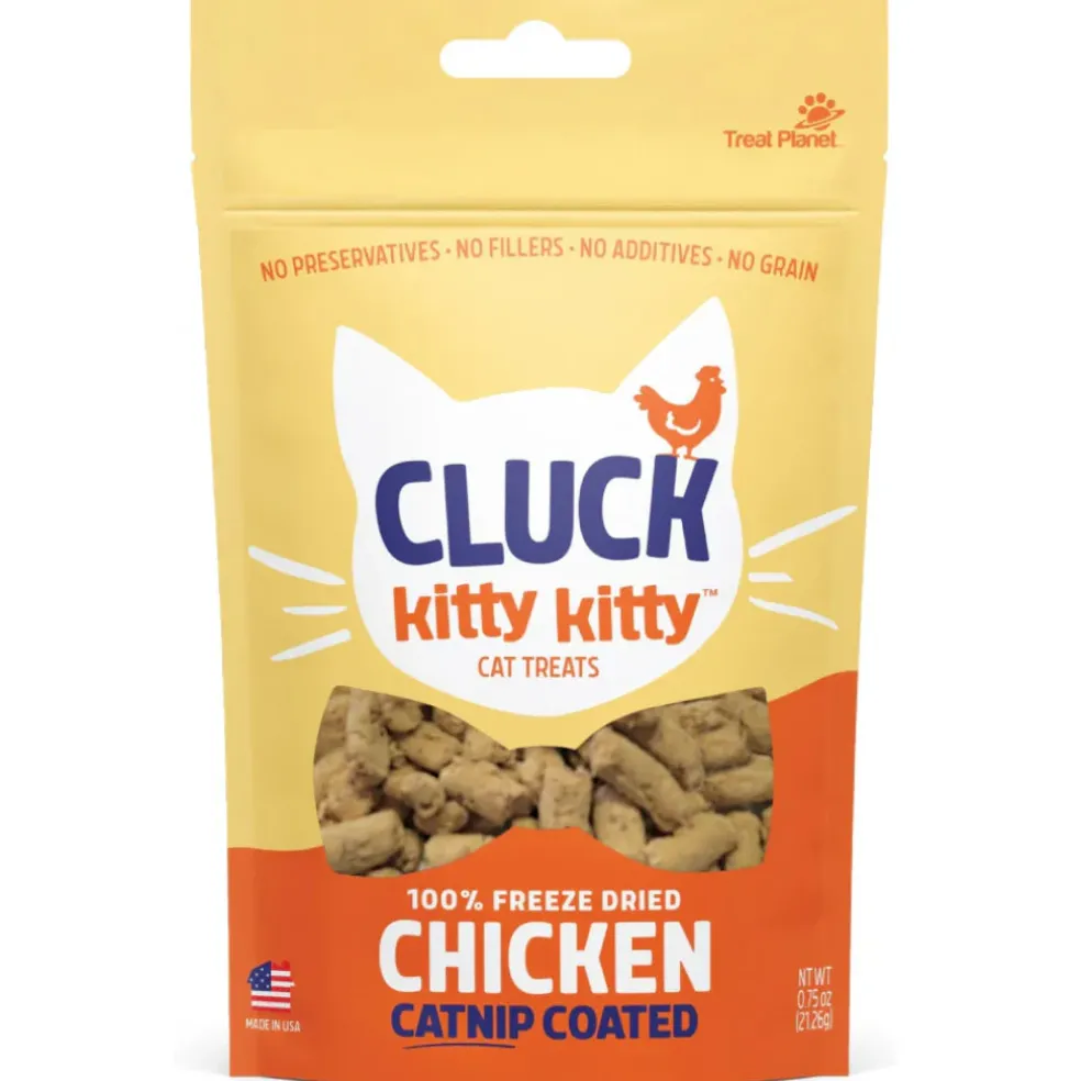 Etta Says! Kitty Kitty 100% Freeze Dried Catnip Coated Chicken Treats For Cats (0.75 oz)