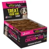 Etta Says! Premium Crunchy Chew Bars Chicken + Chia Dog Treats, 12 count
