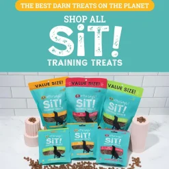 Etta Says! Sit! Training Treats for Dogs Oat & Peanut Flavor, 16-oz
