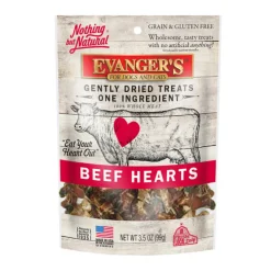 Evanger's Freeze-Dried Beef Hearts Dog & Cat Treats (3.5 oz)