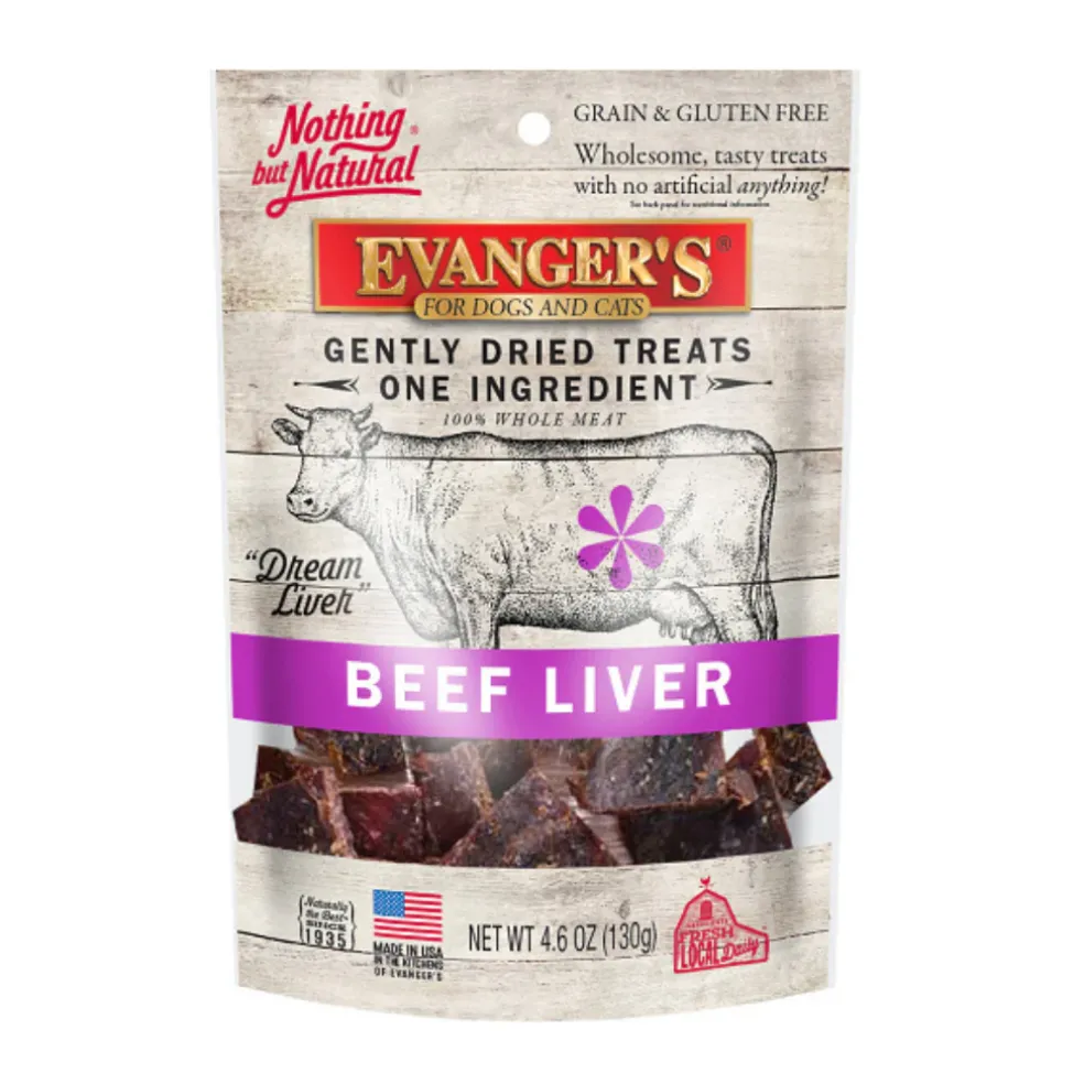 Evanger's Freeze-Dried Beef Liver Dog & Cat Treats (4.6 oz)