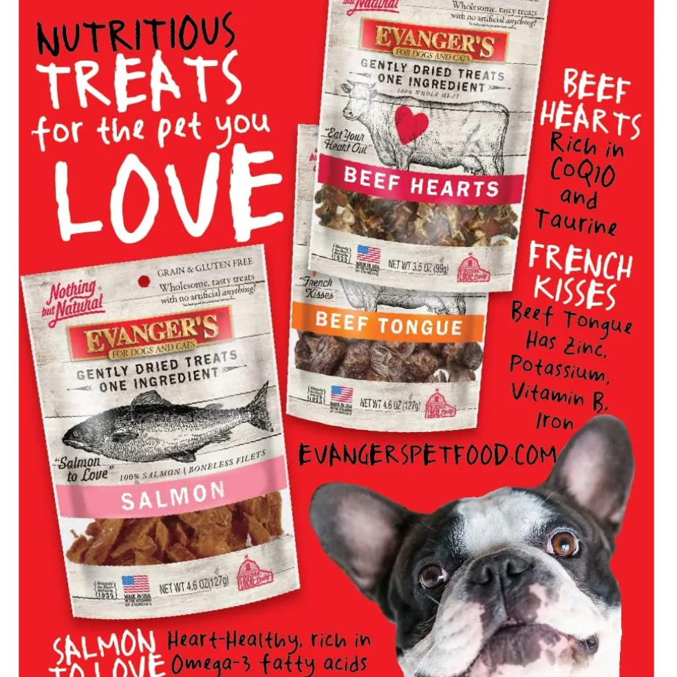 Evanger's Nothing but Natural Gently Air Dried Beef Tripe Dog & Cat Treats (3.5 oz)