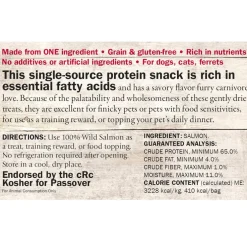 Evanger's Nothing but Natural Gently Air Dried Wild Salmon Dog & Cat Treats (3.5 oz)