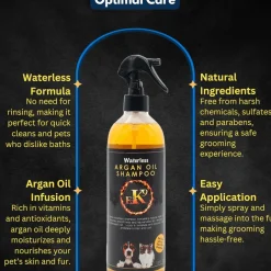 E3 Waterless Argan Oil Shampoo for Pets (16 oz)