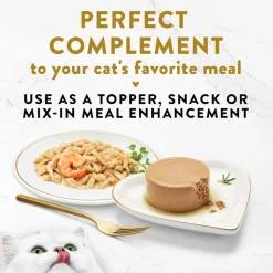 Fancy Feast Appetizers Oceanfish with a Shrimp Topper Lickable Cat Treats, 1.1-oz tray, case of 10