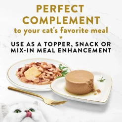 Fancy Feast Appetizers, Skipjack Tuna with a Sole Topper, Lickable Cat Treats, 1.1-oz tray, case of 10