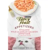 Fancy Feast Appetizers Wild Alaskan Salmon in a Delicate Broth Lickable Cat Treats, 1.1-oz tray, case of 10