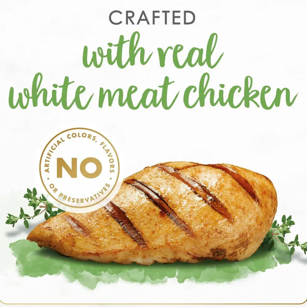 Fancy Feast Gourmet Naturals White Meat Chicken Recipe Pate Canned Cat Food, 3-oz, case of 12