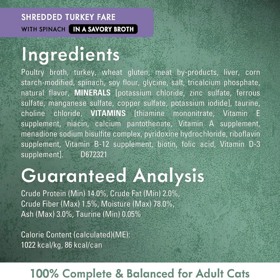Fancy Feast Medleys Shredded Fare Wet Cat Food Variety Pack, 3-oz case of 24