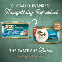 Fancy Feast Medleys Tuna Primavera in Sauce Wet Cat Food, 3-oz case of 24