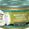 Fancy Feast Medleys White Meat Chicken Florentine in Sauce Wet Cat Food, 3-oz case of 24