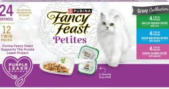Fancy Feast Petites In Gravy Variety Pack Wet Cat Food (24 servings)