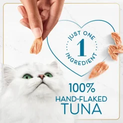 Fancy Feast Purely Natual Hand-Flaked Tuna Cat Treats (10 pouches)