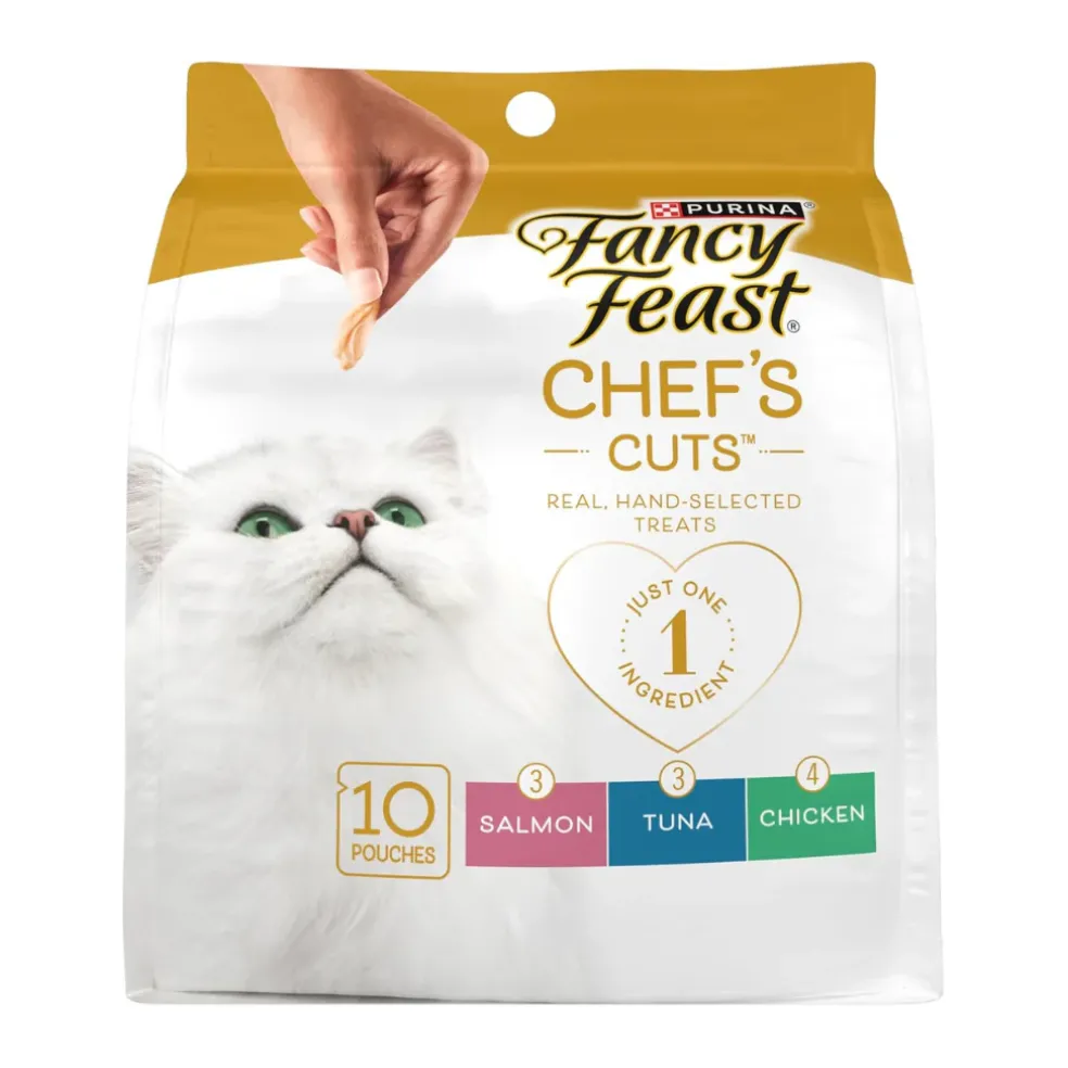 Fancy Feast Purely Natural Cat Treat Variety Pack (10 pouches)