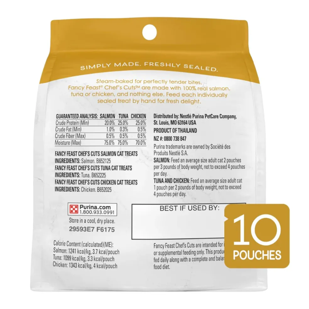 Fancy Feast Purely Natural Cat Treat Variety Pack (10 pouches)