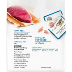 Fancy Feast Purely Natural Hand-Flaked Tuna Cat Treats, 1.06-oz