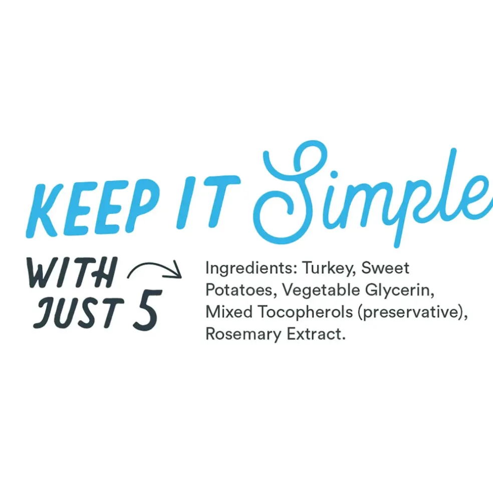 Farmland Traditions Dogs Love Turkey & Sweet Potato Grain-Free Jerky Dog Treats