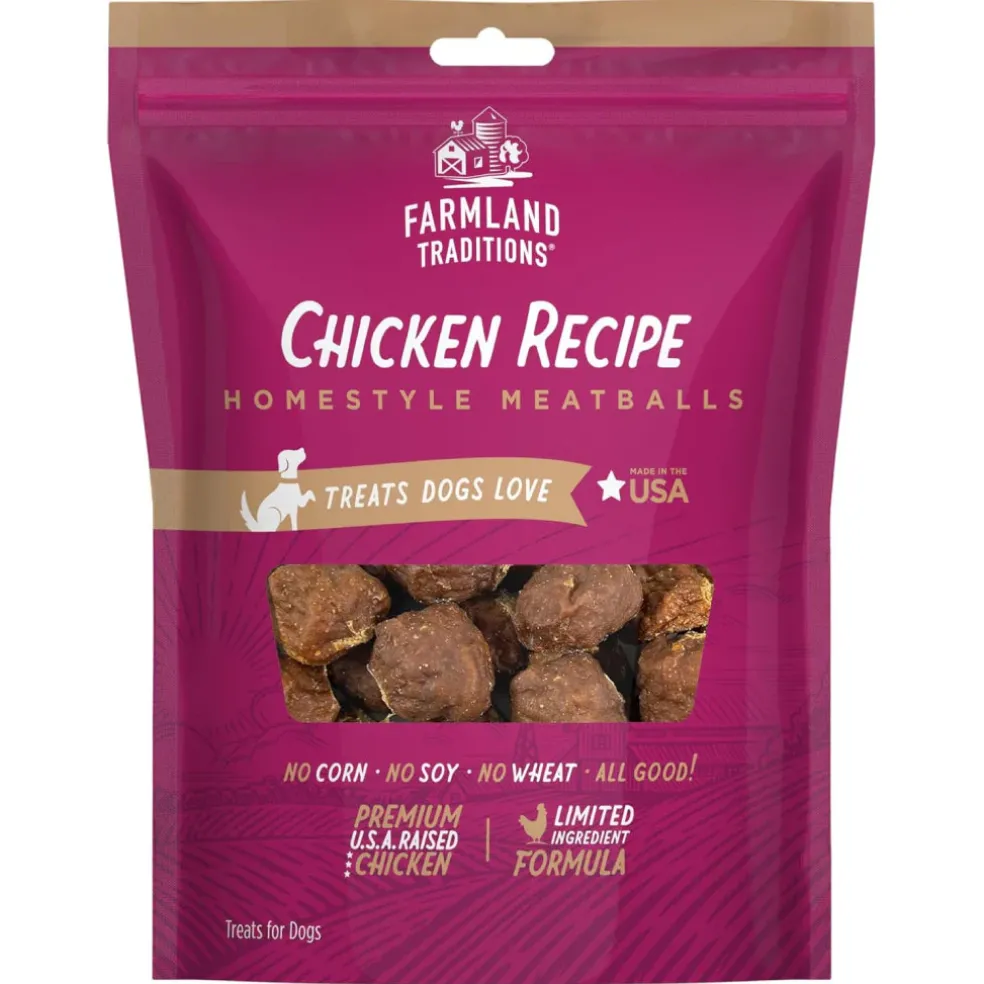Farmland Traditions Homestyle Chicken Meatballs Dog Treats