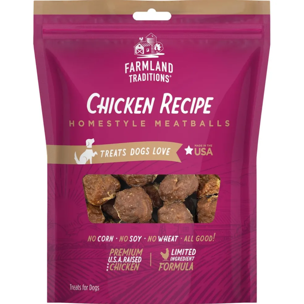 Farmland Traditions Homestyle Chicken Meatballs Dog Treats