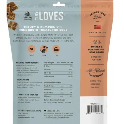 Farmland Traditions Tiny Loves Turkey & Pumpkin w/ Bone Broth Dog Treats