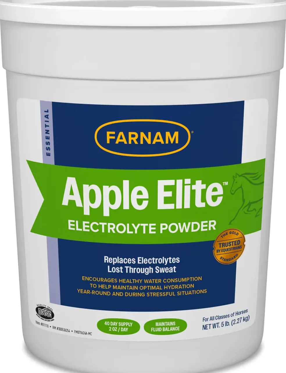 Farnam Apple Elite Apple Flavored Electrolyte Powder for Horses