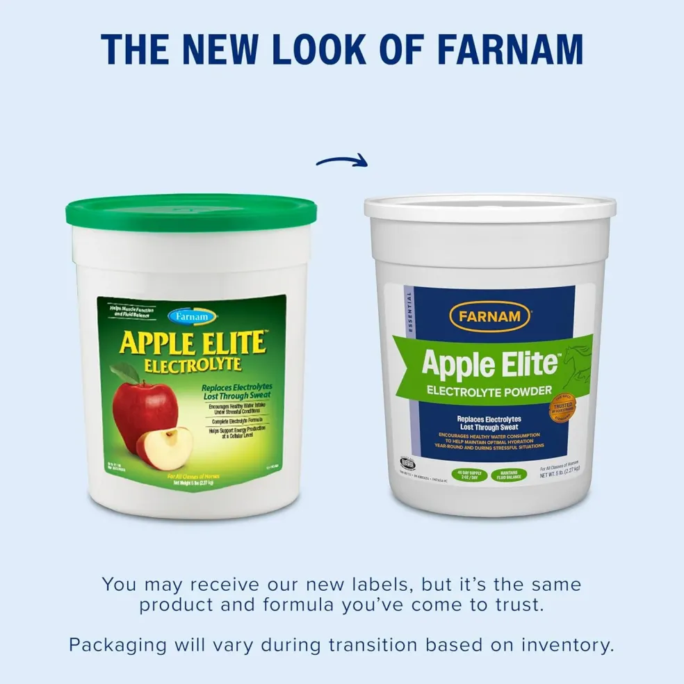 Farnam Apple Elite Apple Flavored Electrolyte Powder for Horses
