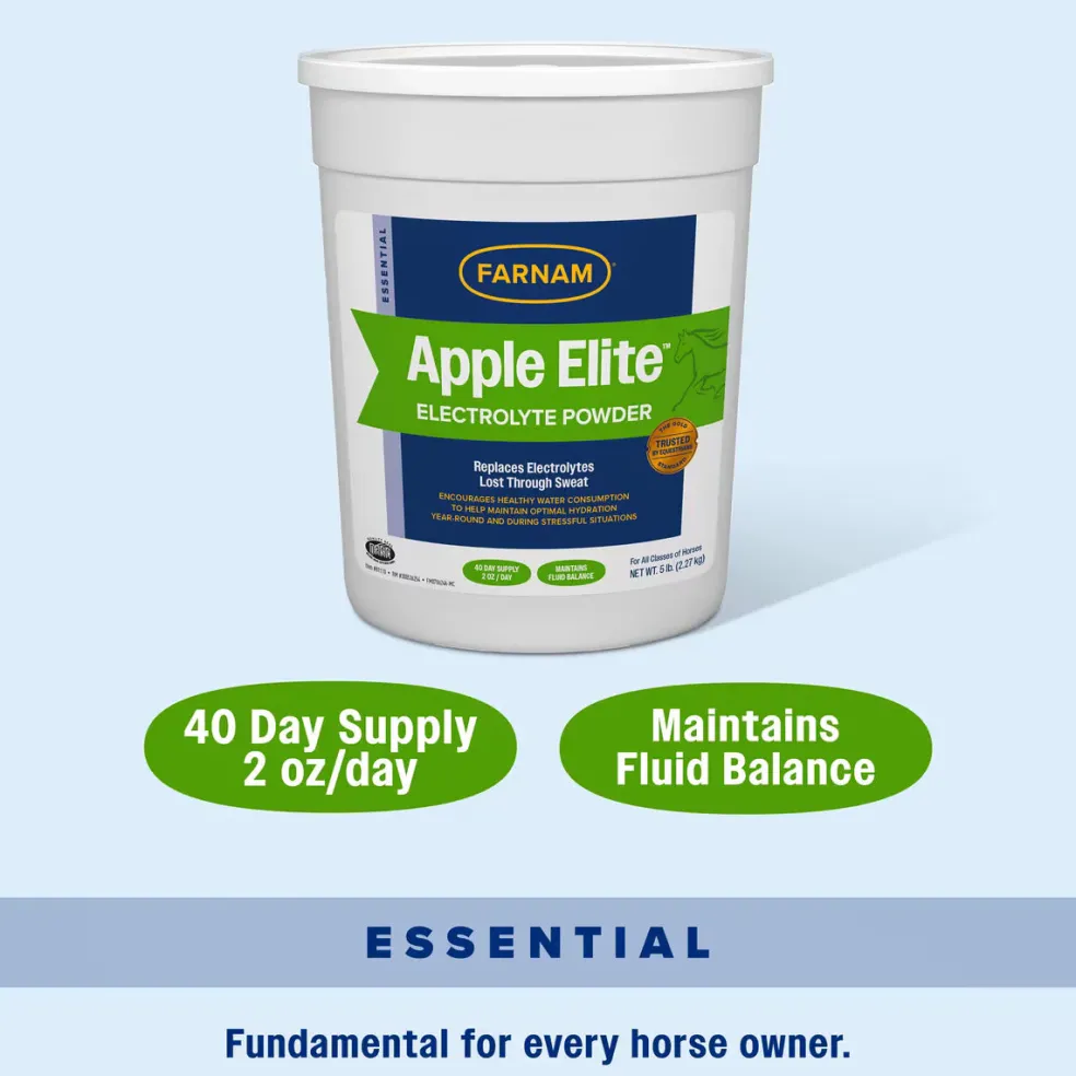 Farnam Apple Elite Apple Flavored Electrolyte Powder for Horses
