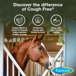 Farnam Cough Free Respiratory Supplement Health Pellets for Horses