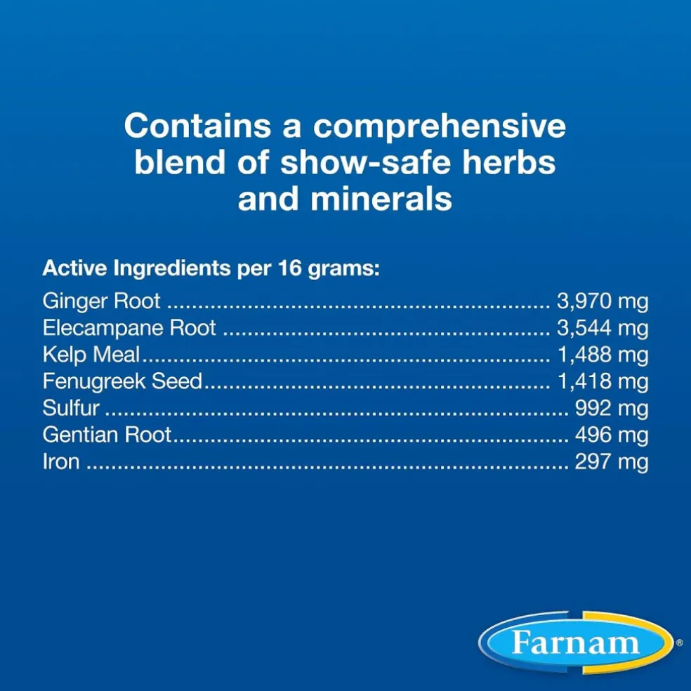 Farnam Cough Free Respiratory Supplement Health Pellets for Horses