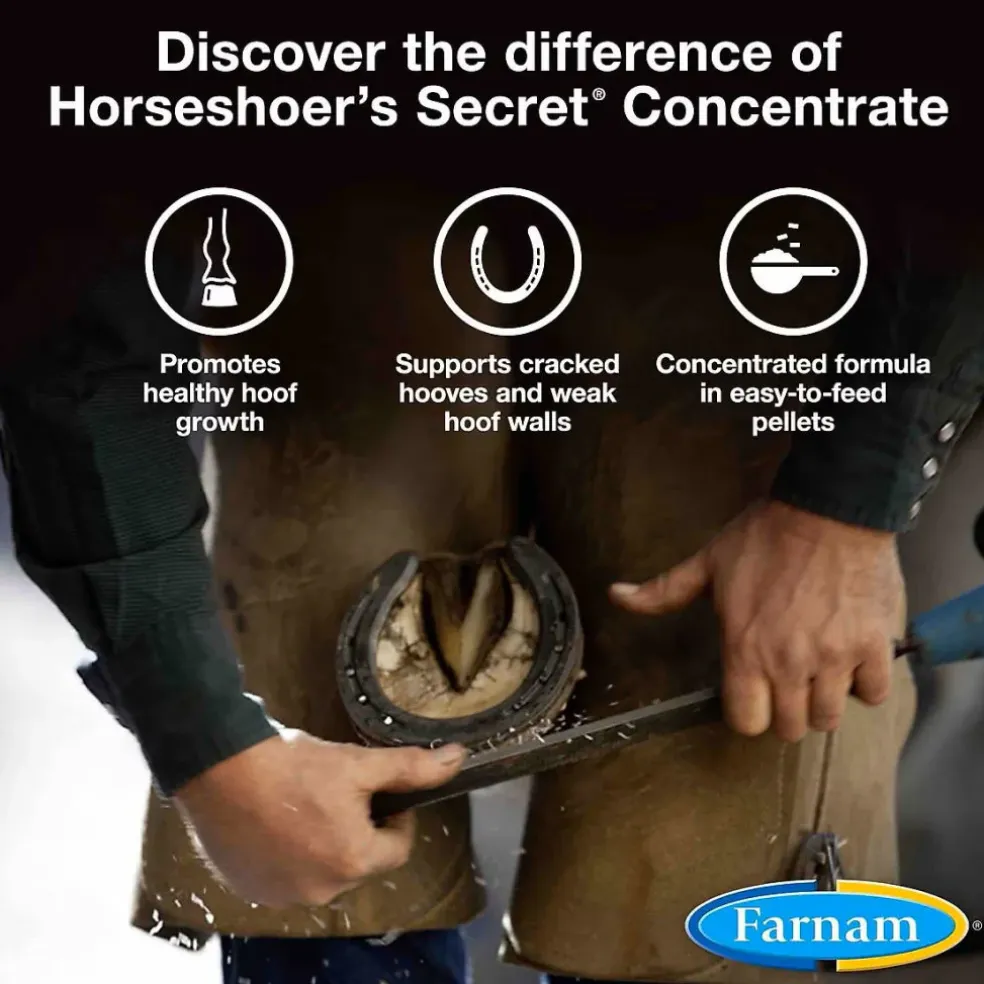 Farnam Horseshoer's Secret Pelleted Hoof Supplement Concentrate For Horses