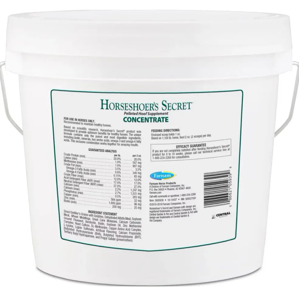 Farnam Horseshoer's Secret Pelleted Hoof Supplement Concentrate For Horses