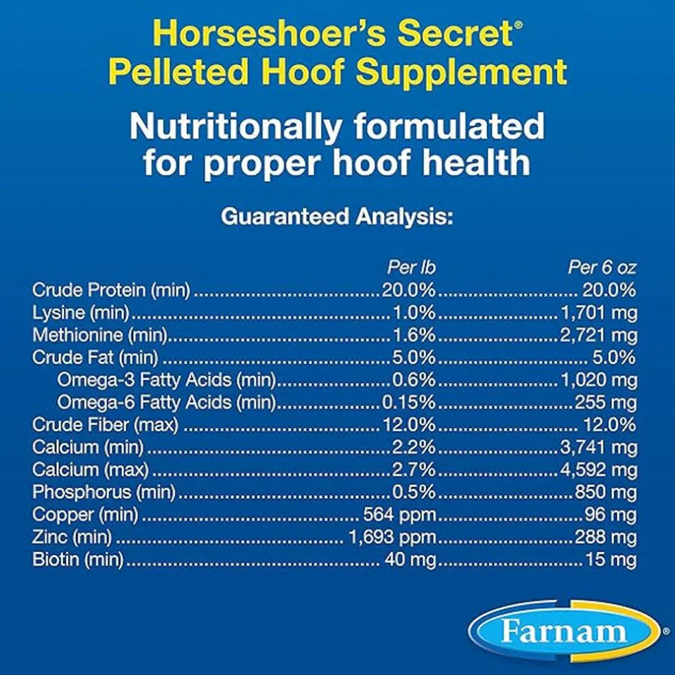 Farnam Horseshoer's Secret Pelleted Hoof Supplement