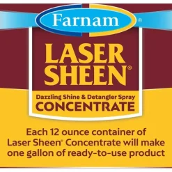 Farnam Laser Sheen Shine and Detangler Concentrate (12 oz)
