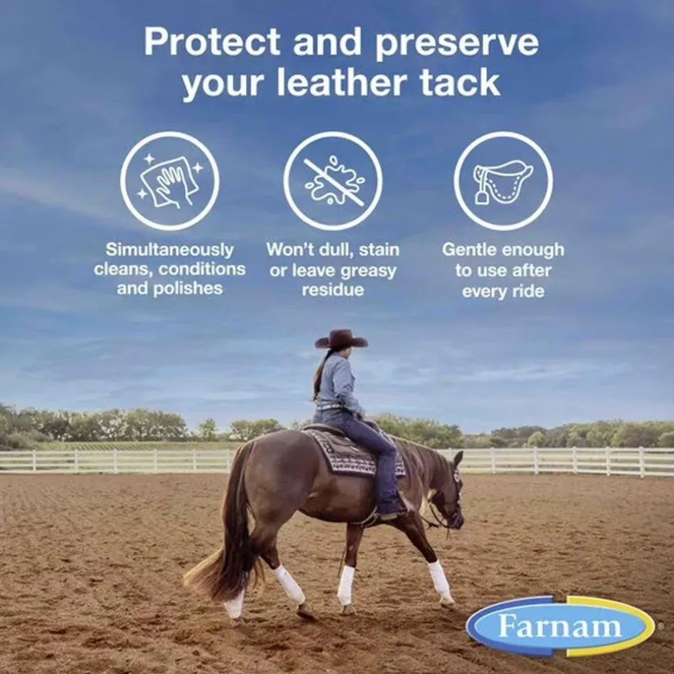 Farnam Leather New Horse Polishing Soap with Sprayer (32 oz)