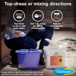 Farnam PyrantelCare Daily Dewormer Pellets for Horses (10 lb)