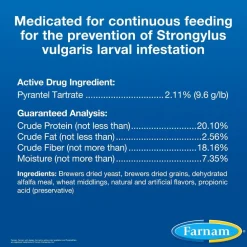 Farnam PyrantelCare Daily Dewormer Pellets for Horses (10 lb)