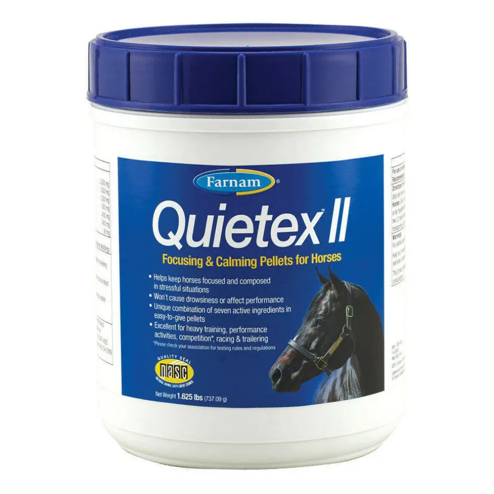 Farnam Quietex II Focusing and Calming Pellets for Horses (1.62 lb)
