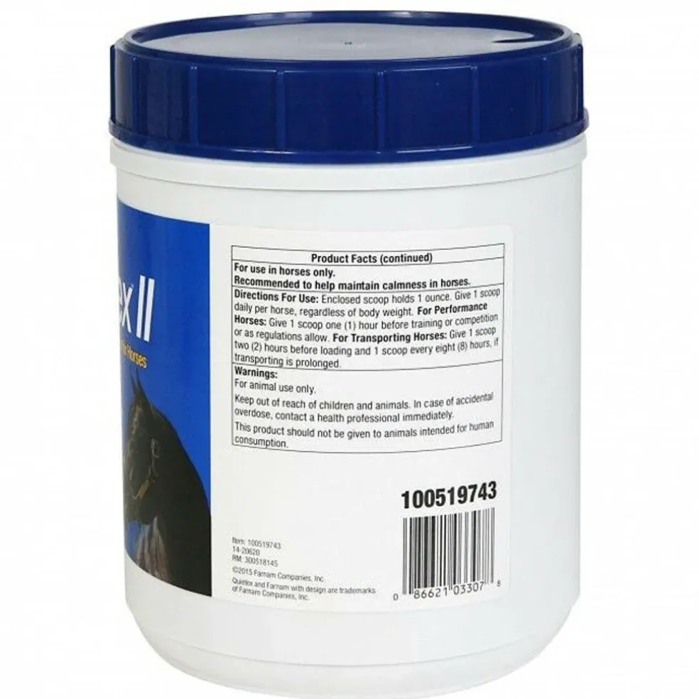 Farnam Quietex II Focusing and Calming Pellets for Horses (1.62 lb)