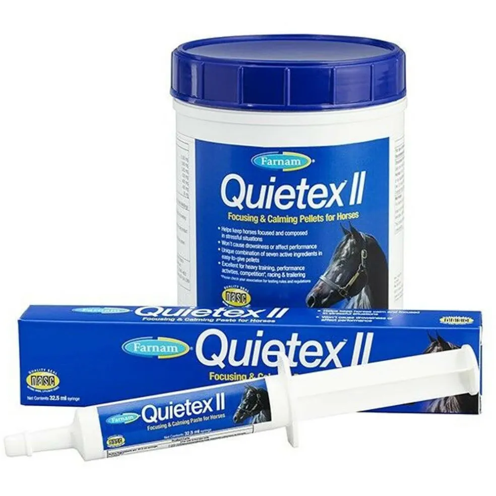 Farnam Quietex II Focusing and Calming Pellets for Horses (1.62 lb)