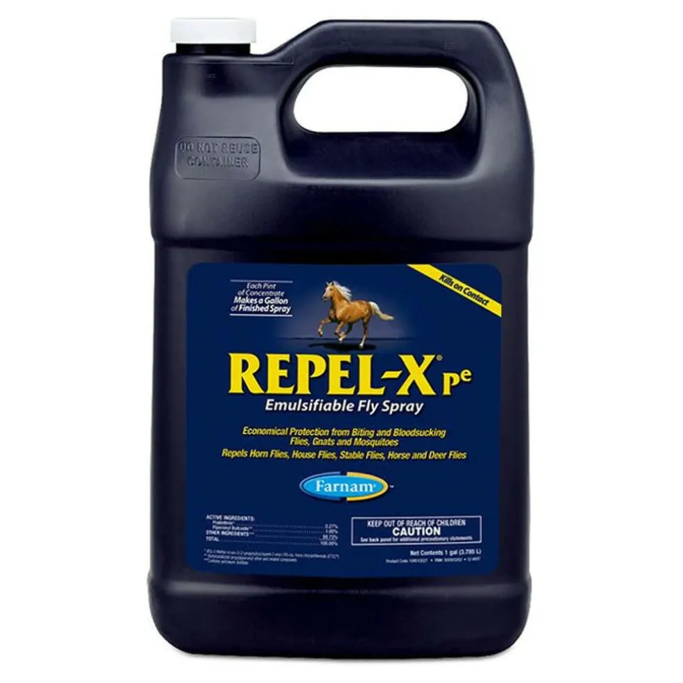 Farnam Repel-X Pe Emulsifiable Fly Repellent Horse Spray (Gallon)