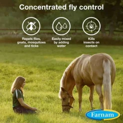 Farnam Repel-X Pe Emulsifiable Fly Repellent Horse Spray (Gallon)