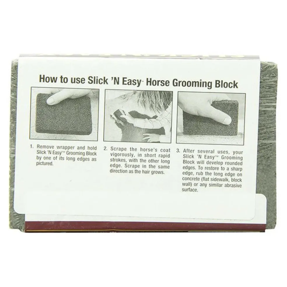 Farnam Slick 'N Easy Horse Grooming Block (1.25 oz)