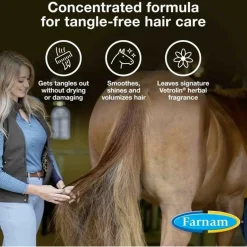 Farnam Vetrolin Detangler Concentrate For Dogs & Horses (12 oz)