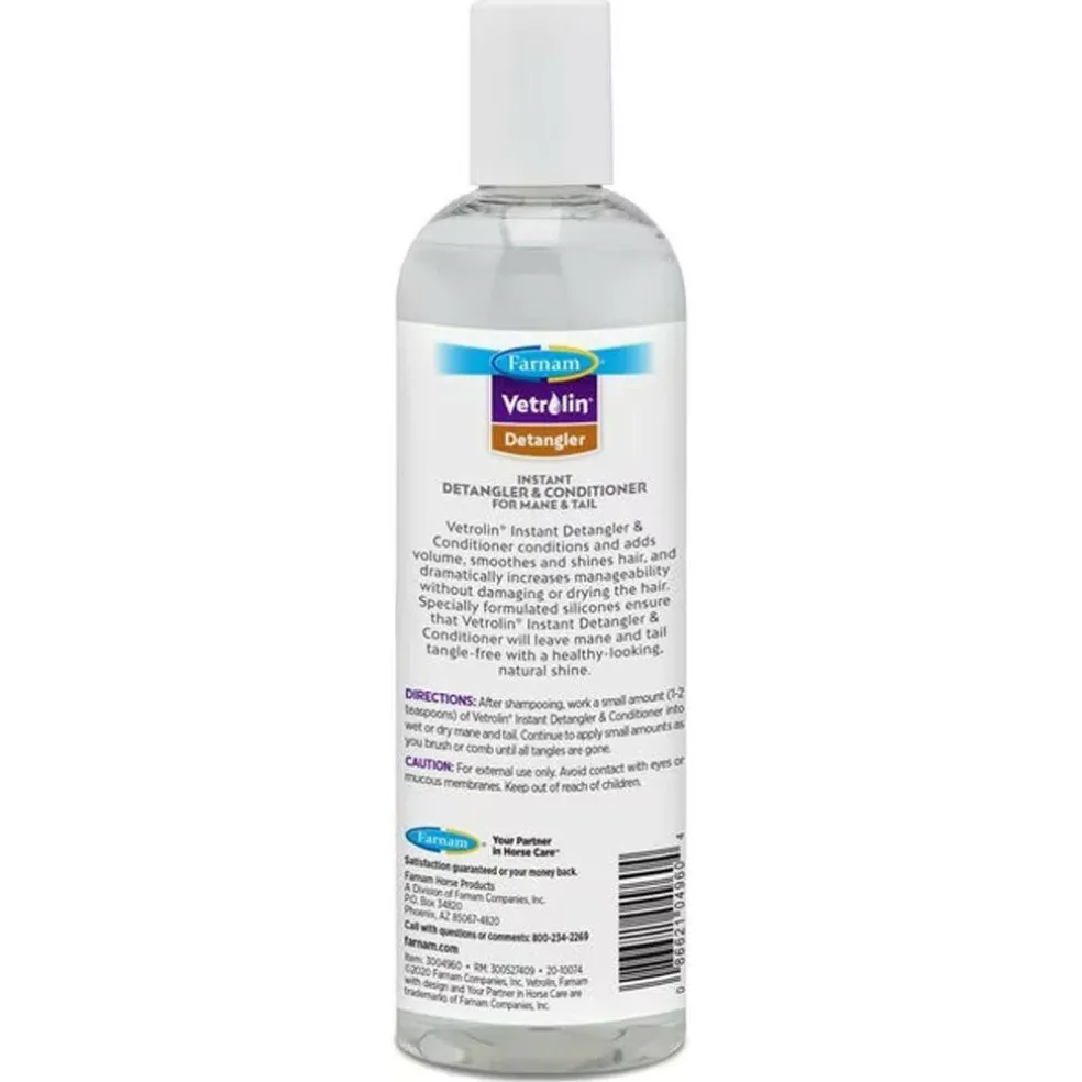 Farnam Vetrolin Detangler Concentrate For Dogs & Horses (12 oz)