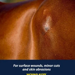 Farnam Wound Kote Blue Lotion Spray Wound Dressing For Horses & Dogs (7 oz)