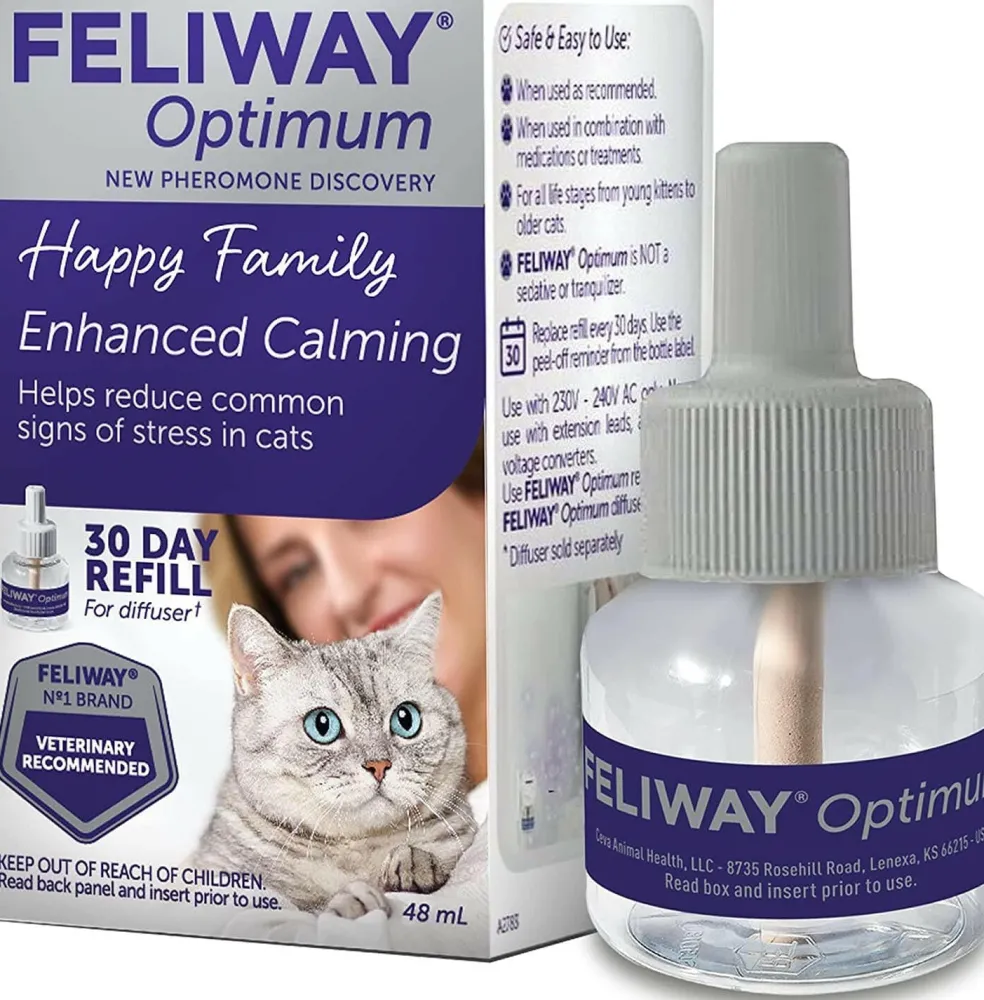 Feliway Optimum Enhanced Diffuser Refill for Cats