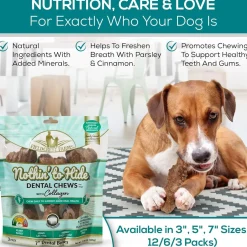 Fieldcrest Farms Nothin' to Hide Dental Wave Beef Dog Treat, 8-pack